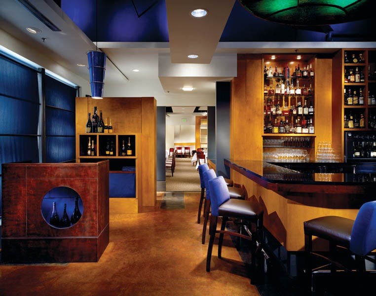 a dining room